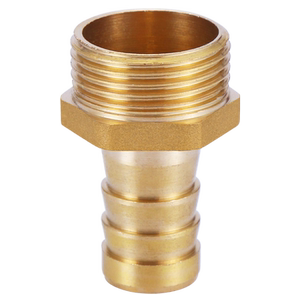 悦满宅旗舰店黄铜宝塔接头4四分水管气管6分接头配件内丝外丝煤气软管宝塔嘴