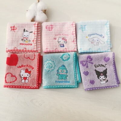 出口外贸纯棉无捻纱刺绣20*20cm