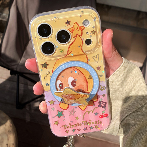 九点半鎏金星星人适用苹果17PM