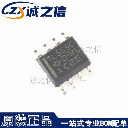 TLC555CDR SOP8 贴片 现货供应 丝印TL555C 低功耗计时器IC芯片