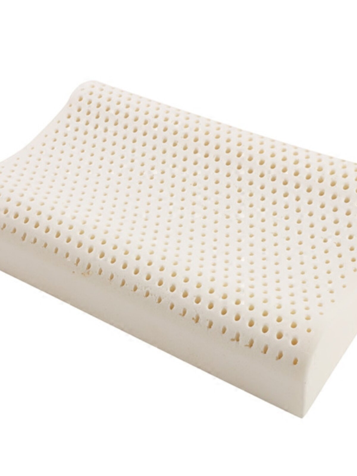 THAI NATURAL RAW MATERIAL LATEX PILLOW CERVICAL PILLOW COLD FOAM CURVE PILLOW NECK PROTECTION SLEEP AID SOFT AND BREATHABLE