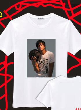 何润东泡沫之夏图片周边衣服同款会服纯棉短袖男女款DIY图片T恤衫