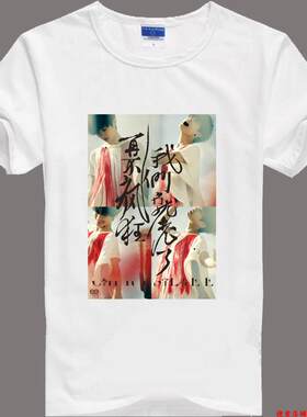 李宇春同款周边衣服再不疯狂我们就老了白色T恤衫纯棉圆领DIY定制