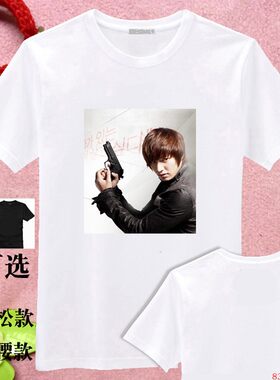 李敏镐T恤城市猎人周边明星同款衣服会服男女款礼物个性DIY定制