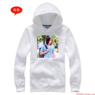 流星花园F4吴建豪美作周边图案同款冬季衣服会服男女通用卫衣加厚