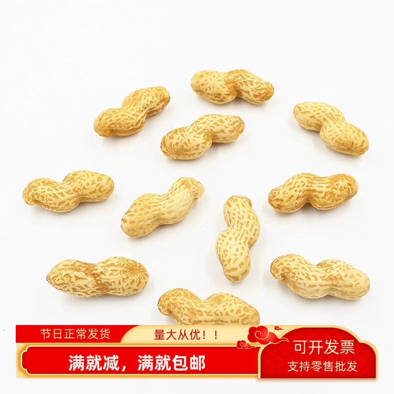 仿真花生米坚果干货五谷农作物供奉假的食物摆设装饰品手工玩道具