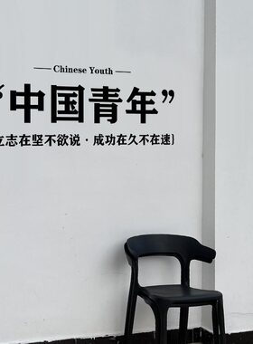 教室宿舍书房PVC自粘雕刻字墙贴