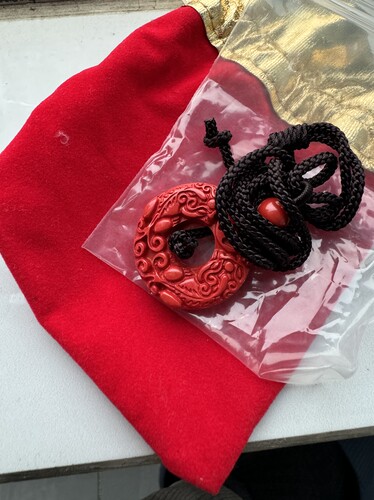 天然正品朱砂吊坠紫金砂双貔貅平安扣挂件本命年男女礼物项链