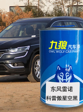 九狼汽车漆雷成诺品漆喷4S店喷烤科雷傲星空黑紫色深栗红珍珠白色