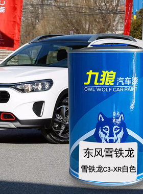 雪漆铁龙C3-XR波尔多红活力橙C4L碧玺橙白色汽车翻新喷烤成品漆