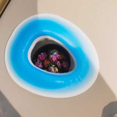 美容院专用趴枕硅胶精品高端高档U型枕脸垫圆形按摩床推拿枕头