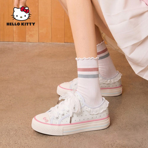HelloKitty女鞋帆布鞋学生平底鞋