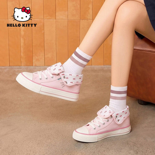 HelloKitty女鞋帆布鞋柔软舒适女