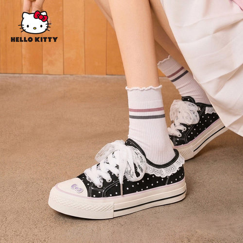 HelloKitty女鞋帆布鞋校园休闲风