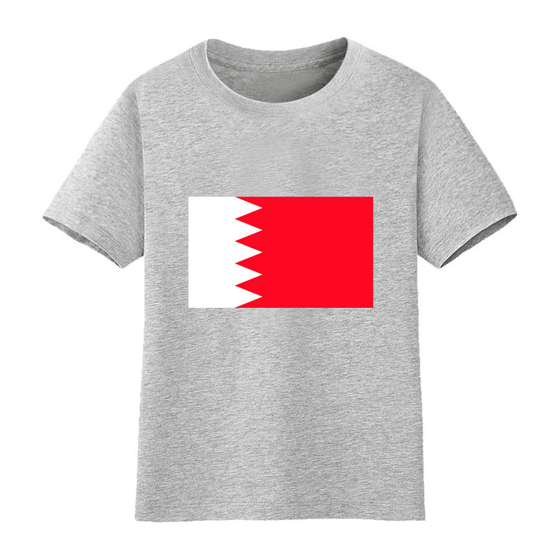 巴林国旗t恤男童短袖女儿童大中小学生班服运动会比赛球衣文化衫