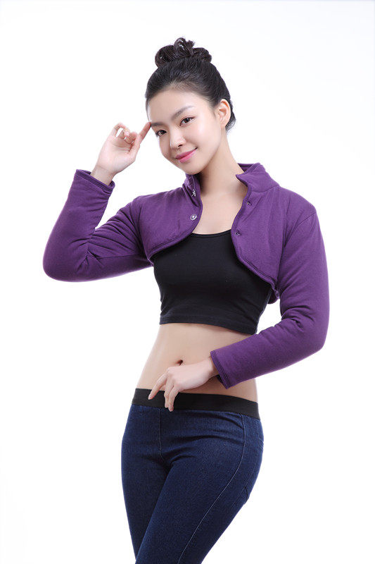 包邮纯棉男女老秋冬双肩保暖睡觉加厚护肩颈肩周 坐月子 领子长i.