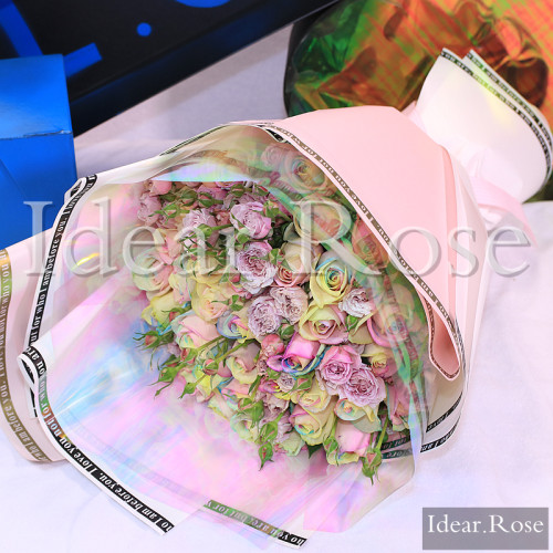 七色玫瑰花价格 七色玫瑰花图片 星期三