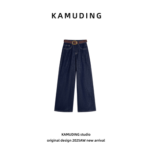 25225 牛仔裤 KAMUDING2025新款 C12水洗百搭休闲潮流秋季