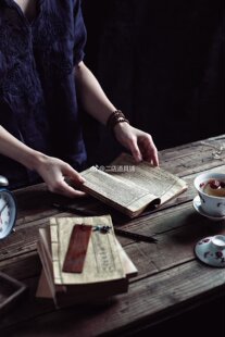 作旧中式书 老旧古董书装饰书复古摄影中式道具【二店道具铺】