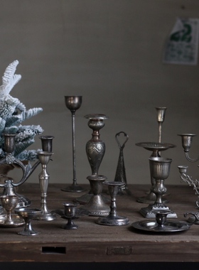 烛台古董婚礼静物摄影道具摆件