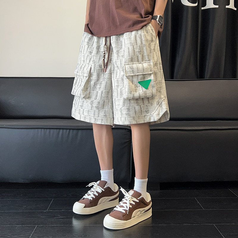 凉感透气休闲短裤男夏季潮牌青年