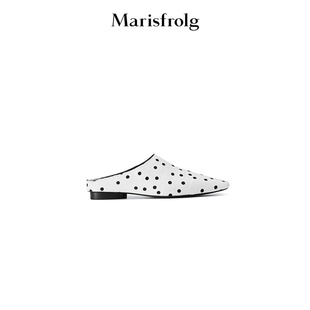 【跃动波尔卡】Marisfrolg玛丝菲尔2026春新款撞色波点玛丽珍鞋