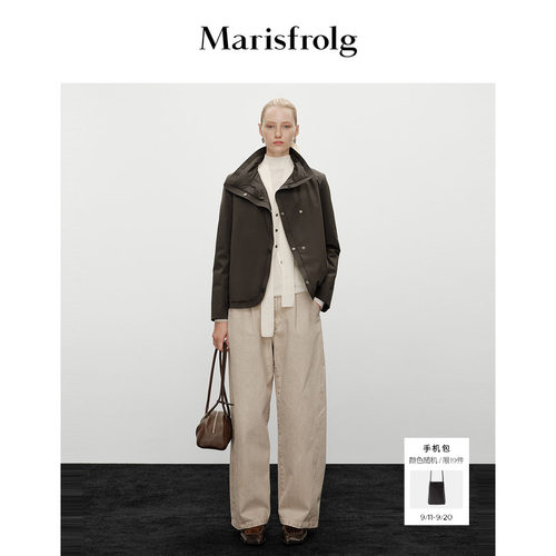 【双面穿】Marisfrolg玛丝菲尔羽绒服2026冬新款白鹅绒羽绒短外套