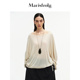 T恤上衣 船型领蝙蝠袖 进口面料 Marisfrolg玛丝菲尔2025秋新款