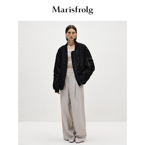 【轻云羽绒】玛丝菲尔春季光耀黑轻薄款鹅绒羽绒服外套女