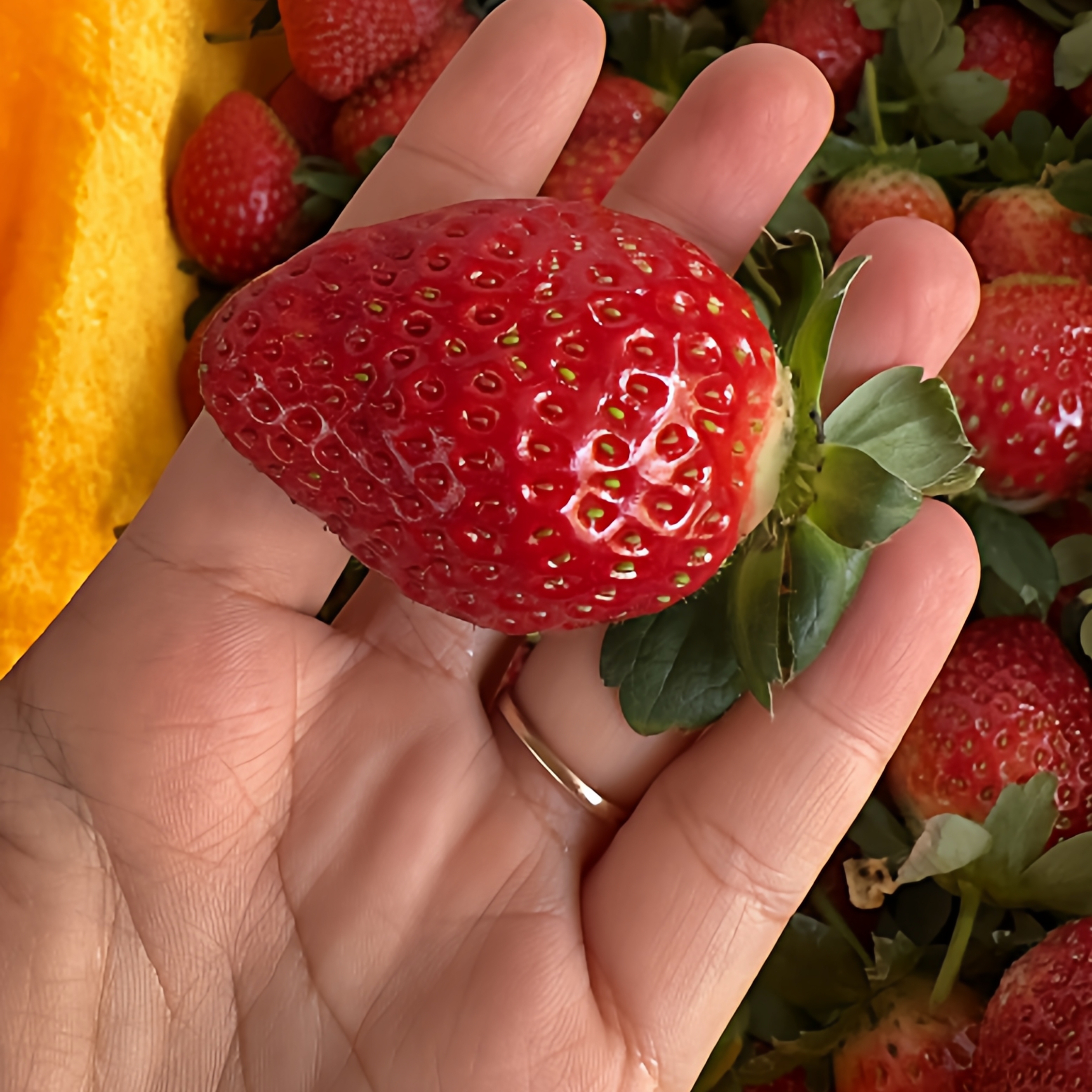 产地直发云南草莓蜜桃香草莓新鲜水果顺丰空运甜香草莓妙香