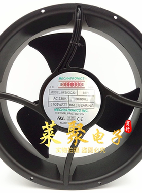 全新南韩 UF-25GC23BTH/BWH UF258923BL 230V 25cm 25489散热风扇