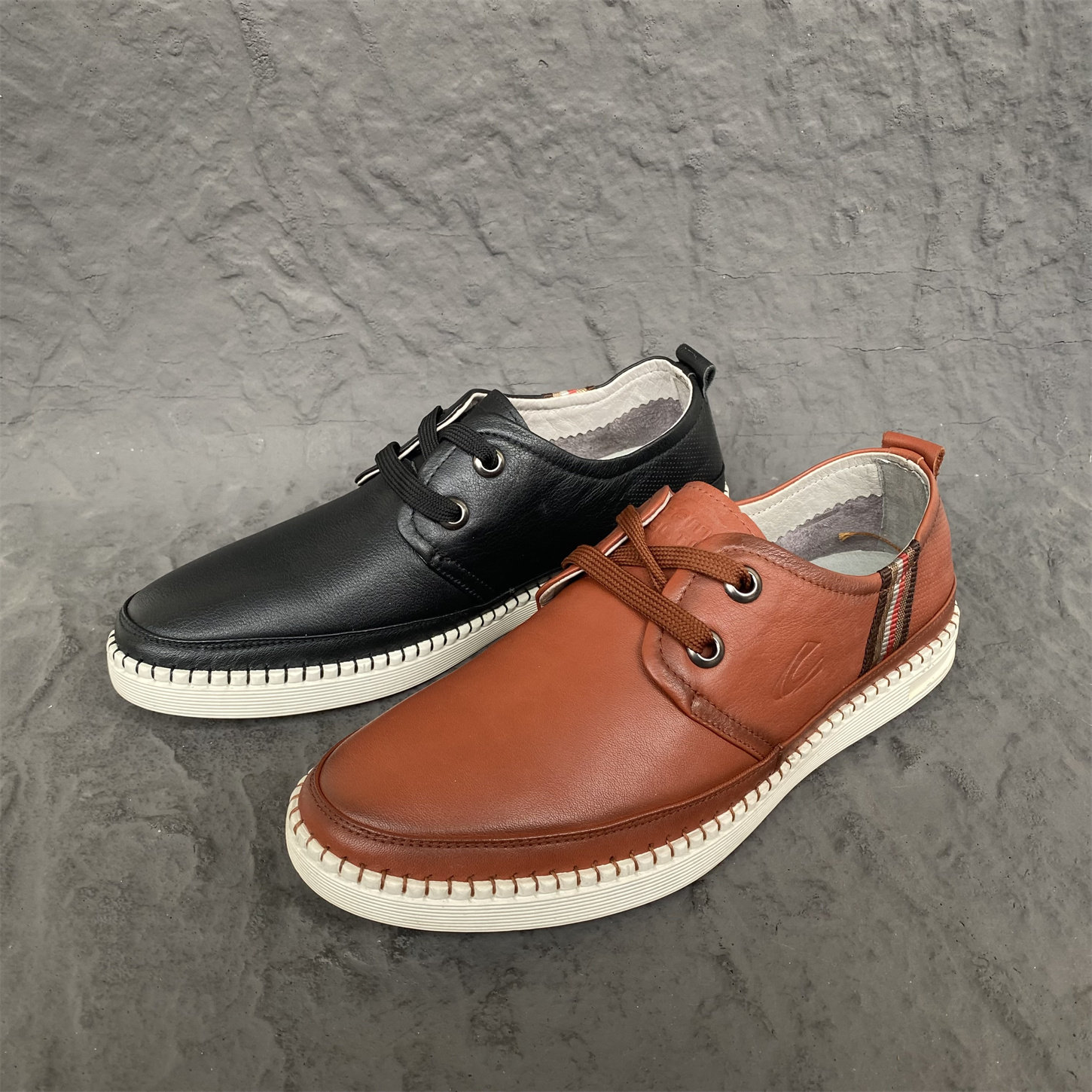 骆TUO动感撤柜正品男新款鞋韩版休闲系带缝线断码软底软面豆豆鞋,流行男鞋,乐福鞋（豆豆鞋）,淘宝优惠券,粉丝福利购,淘宝优惠卷