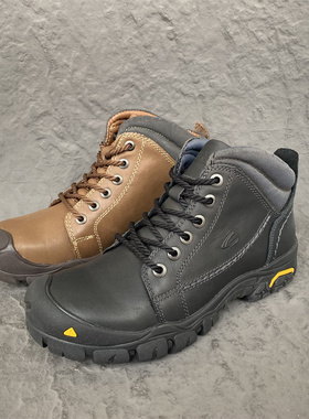 骆TUO动感男靴英伦风复古耐磨防滑新款真皮头层牛皮保暖高帮棉靴