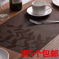 Высокая утолщенная подушка для еды европейская стиль японская стиль ПВХ ПВХ тепловой тепловой обеденный стол Мат тканевая пластина