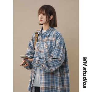 纯棉抖音品质2025新款春季衬衫外套618-CS229-P45控78图片