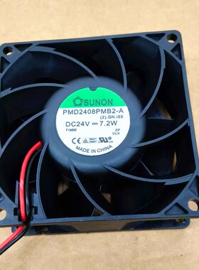全新原装SUNON 24V 7.2W 8038 8CM PMD2408PMB2-A 变频器散热风扇