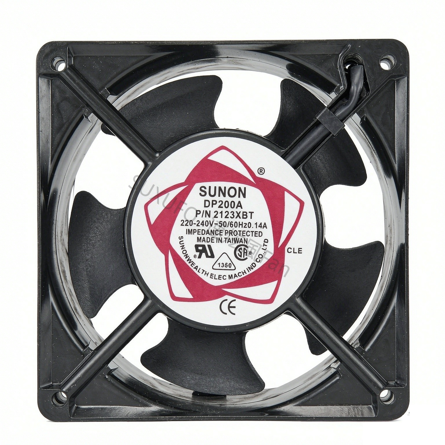 全新SUNON DP200A 2123XBT 220V 12038 12CM滚珠轴承插片机柜风扇