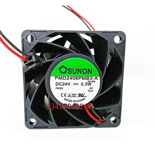 24V 5.3W 6CM厘米散热风扇 全新SUNON建准 6038 PMD2406PMB3