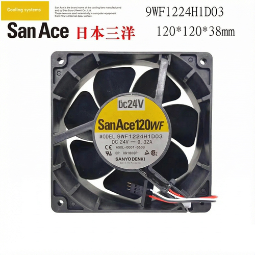 9WF1224H1D03 24V 0.32A 全新三洋 A90L-0001-0509发那科散热风扇
