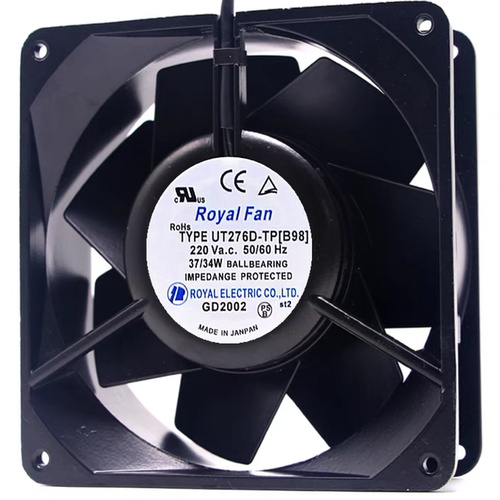 全新 日本UT276D-TP[B98] 220V 37/34W 14050 14cm厘米耐高温风扇