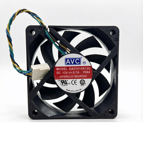 全新AVC DA07015R12U 12V 0.70A 7015 7CM厘米 4线 CPU散热器风扇