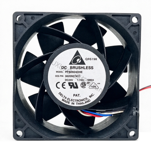 原装台达 PFB0924DHE 9.2CM 9238 24V 1.74A大风量变频器散热风扇