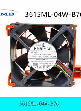 NMB R2900 3615ML-04W-B76 PE1900 2900 12V 1.60A服务器散热风扇
