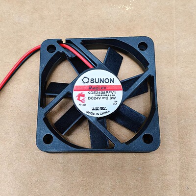 全新建准SUNON KDE2405PFV1 5010 24V2.3W 5厘米CM变频器散热风扇