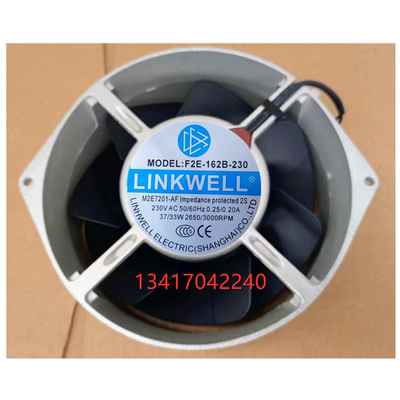 全新linkwell F2E-162B-220 37W 230V 17055全金属耐高温散热风扇