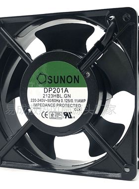 全新SUNON DP201A 2123HBL 0.125A 12038 220v 12cm厘米 散热风扇