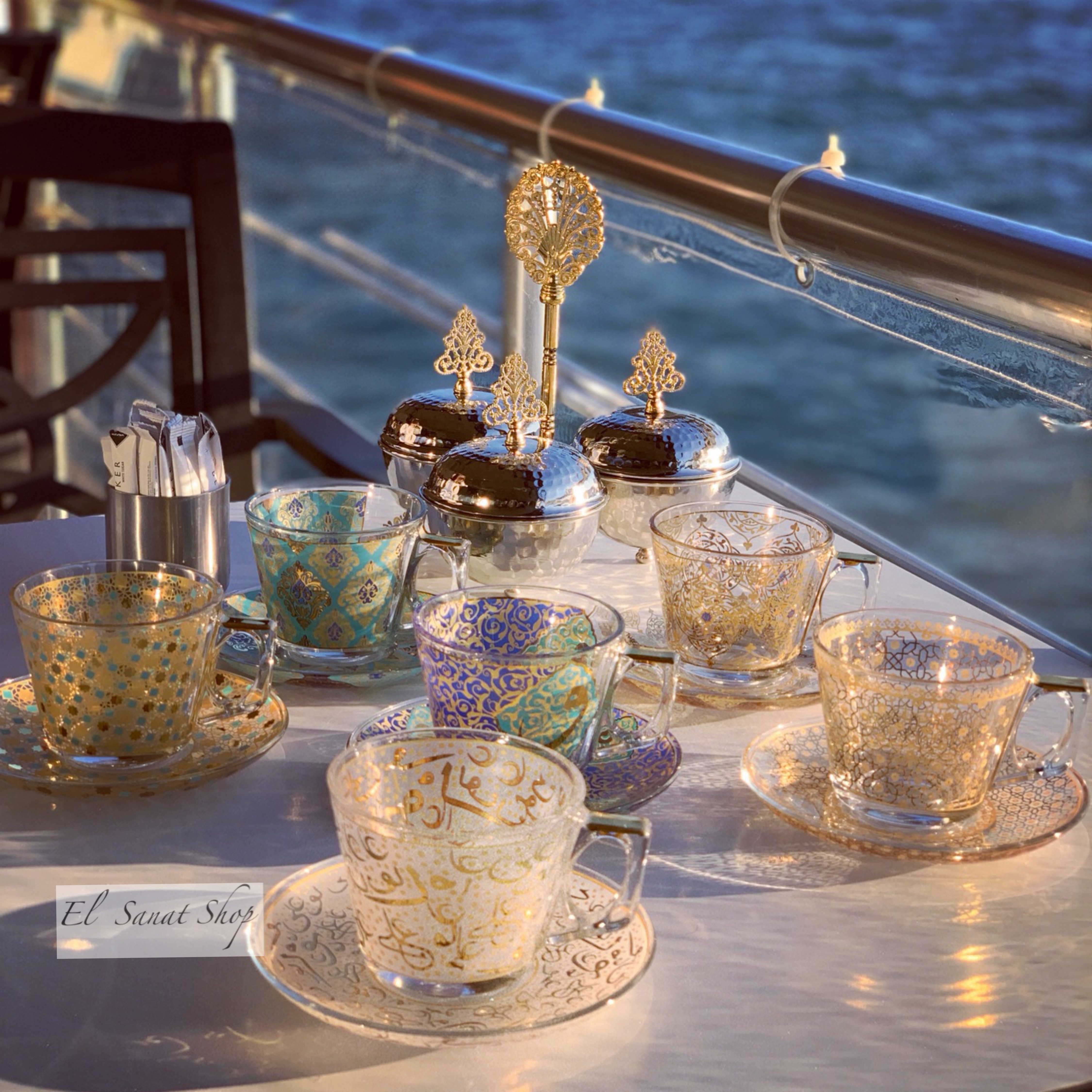 清仓不退换土耳其进口欧式奢华水杯金色复古精致玻璃红茶杯子赠勺,餐饮具,咖啡杯,淘宝优惠券,粉丝福利购,淘宝优惠卷