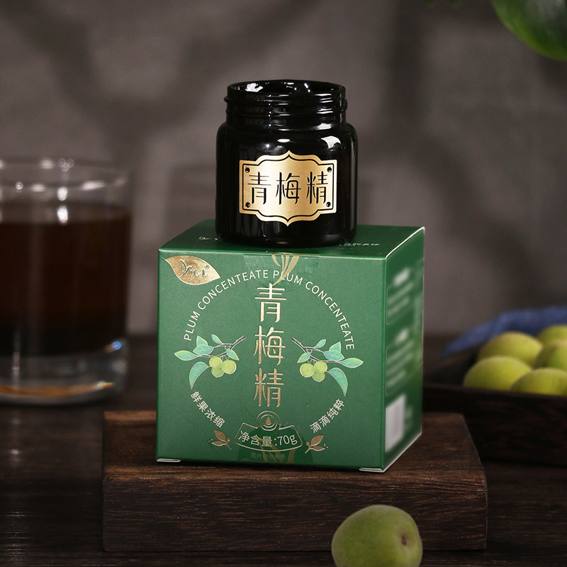悦意青梅精 正品瓶装70g浓缩新鲜果碱性食品开胃青梅丸梅膏无添加