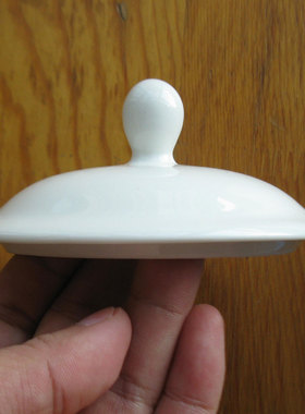 杯盖陶瓷盖子通用马克杯盖配件白瓷水杯盖茶杯盖子单卖防尘杯子盖