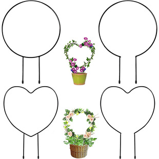 植物攀爬架铁艺花盆支架月季 花架爬藤架室内客厅铁线莲庭院支架杆